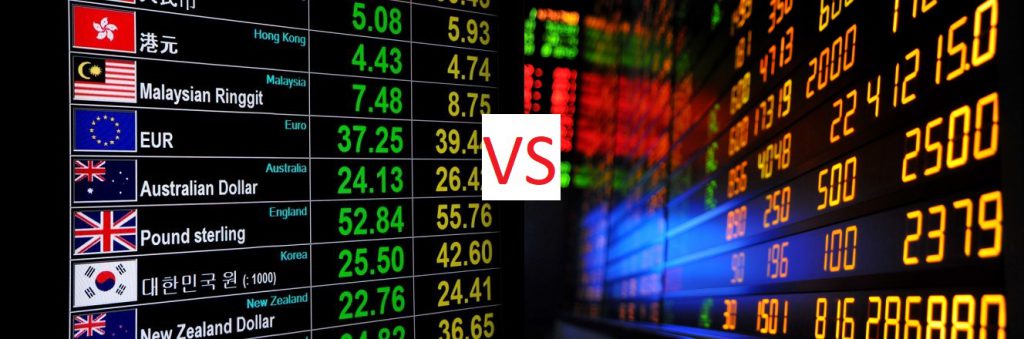 forex vs részvények napi kereskedés